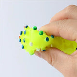 Natural Rubber Chew Toy for Dogs – Dental Cleaning & Bite-Resistant Dumbbell Design