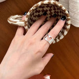 925 Sterling Silver Open Heart Ring – Minimalist & Elegant Jewelry for Women