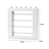 Large Building Block House Set - Doors, Windows & Roof Accessories for Creative Construction Play