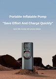 Portable Digital Tire Inflator with LED Light & Power Bank