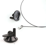 Interactive Feather Cat Toy with Suction Cup and Bell