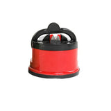 Afilador de cuchillos de cocina fácil y seguro: base con ventosa para cuchillos de chef y de Damasco