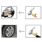 Universal Portable Tire Inflator with Barb Connector for Car Air Compressor Hose Repair