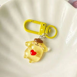 Sanrio Hello Kitty Transparent Keychain - Cute Flashing Anime Bag Charm