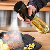 Oil Spray Bottle for Cooking – Refillable Olive Oil Dispenser for BBQ, Baking & Kitchen Use (200ml–500ml)