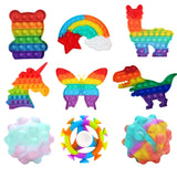 Kawaii Pop Fidget Squeeze Toy – Soft Push Bubble Sensory Toy for Stress Relief