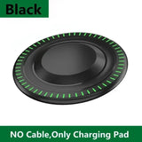 Ultra-Slim Fast Wireless Charger Pad with LED Indicator & Type-C Cable – 30W High-Speed Charging for iPhone, Samsung & Qi Devices