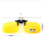 4-Color Polarized Clip-On Sunglasses – Flip-Up UV380 Lenses for Driving & Fishing