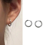 Pendientes de acero inoxidable con forma de corazón: joyas elegantes para mujer