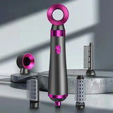 5-in-1 Multifunctional Hair Dryer Brush – Hot Air Styler, Curler & Straightener with Negative Ion Technology
