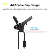 Soporte universal para teléfono con clip para ventilación de coche, con cabezal esférico de 17 mm