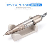 65W Professional Electric Nail Drill Machine with 35000RPM Speed for Manicure & Pedicure