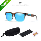 KDEAM Polarized Sunglasses – Trendy UV400 Square Frame Eyewear for Men & Women