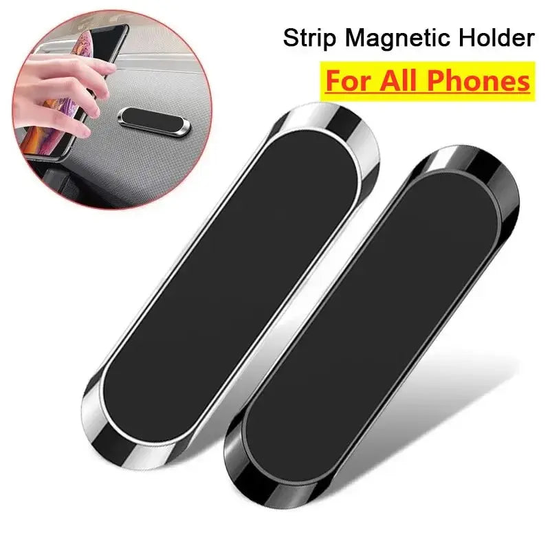 Universal Magnetic Car Phone Holder - Air Vent & Dashboard Mount for All Smartphones