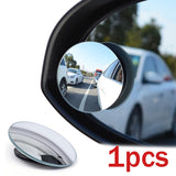 Espejo retrovisor HD ajustable de 360° para puntos ciegos: gran angular y asistencia para estacionar