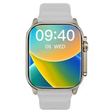 Reloj inteligente LAXASFIT T900 Ultra: llamadas por Bluetooth, monitor de frecuencia cardíaca y rastreador de actividad física