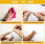 Adhesive Cable Organizer Clips - Cord Management for Desk & Home Office