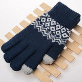 Touchscreen Winter Gloves – Warm Knitted Gloves for Men & Women with Phone Compatibility