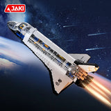 Space Rocket Building Blocks Set – Moon Exploration Shuttle Model Kit
