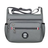 Men’s Lightweight Oxford Shoulder Bag – Versatile Travel Crossbody with Zipper Closure