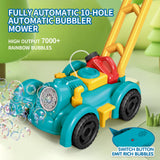 Mower Trolley Bubble Machine – High-Speed Rotating Electric Bubble Gun for Kids