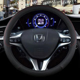 Funda de volante personalizada para Honda Civic 2004-2015: piel sintética de primera calidad, antideslizante, protege el volante original