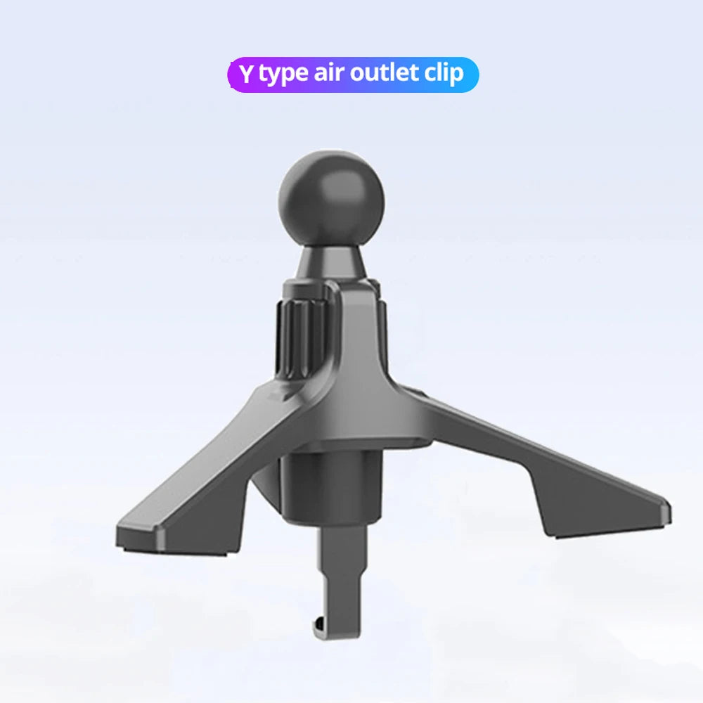 Soporte universal para teléfono con clip para ventilación de coche, con cabezal esférico de 17 mm