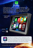 7-Inch Wireless Car Stereo with CarPlay & Android Auto | Touchscreen Multimedia Player with FM Transmitter