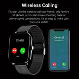 1.44" Smart Watch with Bluetooth Calling & Health Monitoring – Blood Oxygen/Blood Pressure Tracker