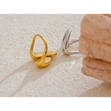 Anillo minimalista de acero inoxidable: joyería moderna, resistente al agua y elegante para mujeres