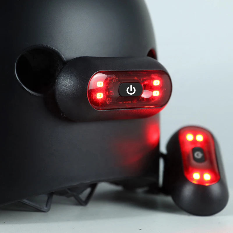 LED Helmet Safety Light – Waterproof, Lightweight & Easy to Install for Motorcycle and Bicycle Helmets