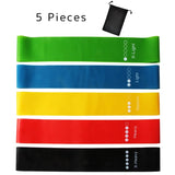 TPE Resistance Bands Set – 5-Level Strength Training Bands for Yoga, Gym & Home Workouts