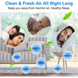 Anti Snore Nose Clip with USB Rechargeable Air Purifier – Comfortable Silicone Snoring Solution for Better Sleep