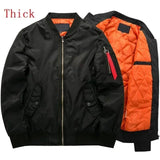 Men’s Casual Zip-Up Jacket – Lightweight or Thick Style for Spring & Fall