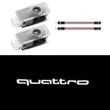 Audi Logo LED Door Projector Lights – Laser Welcome Lights for S/RS/Q Series (Pair)