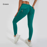 High-Waist Women's Yoga Leggings – Stretchy Pocket Workout Pants for Fitness & Sports
