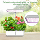 Smart Hydroponic Indoor Plant Growing System with LED Grow Light