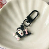 Sanrio Hello Kitty Transparent Keychain - Cute Flashing Anime Bag Charm
