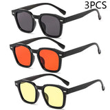 Unisex Rectangle Vintage Sunglasses – Retro Cat Eye Shades with UV400 Protection
