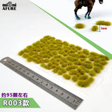 Miniature Static Grass Tufts - Realistic Scenery for Model Railways & Dioramas