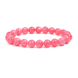 Natural Stone Beaded Bracelet with Elastic Rope for Men & Women