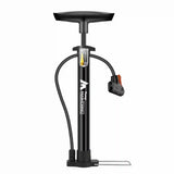 Heavy-Duty Manual Air Pump with Pressure Gauge and Multi-Valve Nozzle