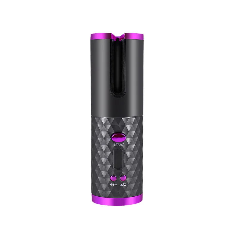 Wireless Automatic Hair Curler for Dry & Wet Hair with Adjustable Temperature