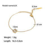 Classic Gold-Plated Stainless Steel Snake Chain Bracelet for Women