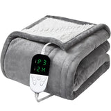 Premium Cashmere Heated Blanket – Soft Electric Throw for Winter Warmth & Comfort