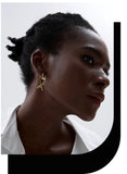 Heart-Shaped Stainless Steel Hoop Earrings with PVD Gold Plating – Elegant and Lightweight Jewelry for Women