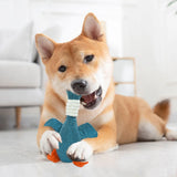 Plush Squeaky Dog Toy – Interactive Fleece Chew Toy for Training & Dental Care