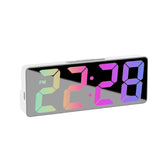 LED Digital Alarm Clock with Temperature, Snooze, and Adjustable Brightness