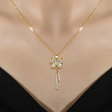 Elegant Butterfly Pendant Necklace – Romantic Jewelry for Women