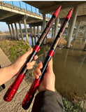 Red de pesca plegable telescópica: red de aterrizaje de fibra de carbono para pesca de carpas y en el mar